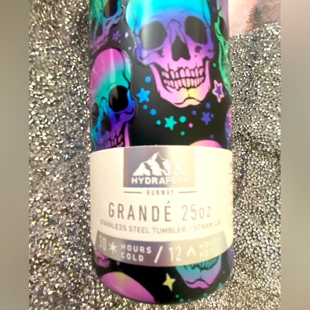 Hydrapeak Skull Travel Insulated Stainless Steel Tumbler - Picture 2 of 5